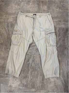 VTG Polo Jean Company Ralph Lauren Chino Cargo Utility Pants Sz 42x30